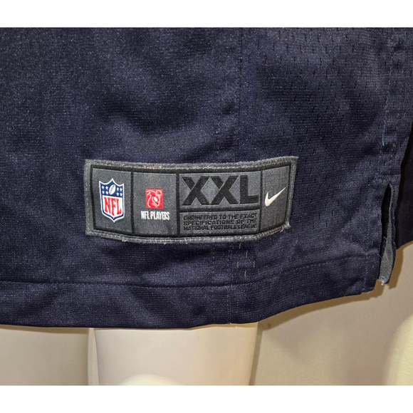Nike On Field Loose Fit Chicago Bears Trubisky #10 Navy Jersey Men’s - Size XXL - Picture 4 of 6